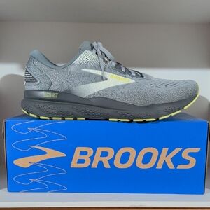 Brooks Ghost 16 Grey/Green 13 2E